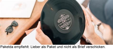 schallplatten als paket verschicken